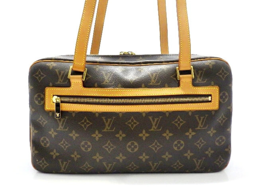 Louis Vuitton Cite Shoulder Monogram Bag Brown
